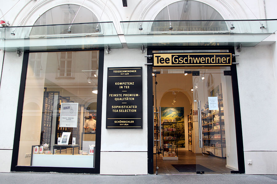 Filiale von Tee Gschwendner in Wien Außenansicht