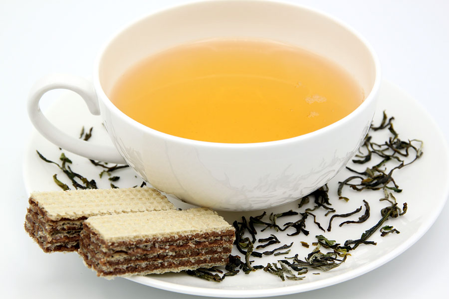 Eine Tasse Darjeeling Flugtee von Tee Gschwendner