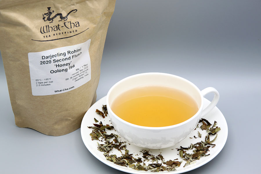 Farbe der Tasse von indischem Oolong Tee aus Darjeeling